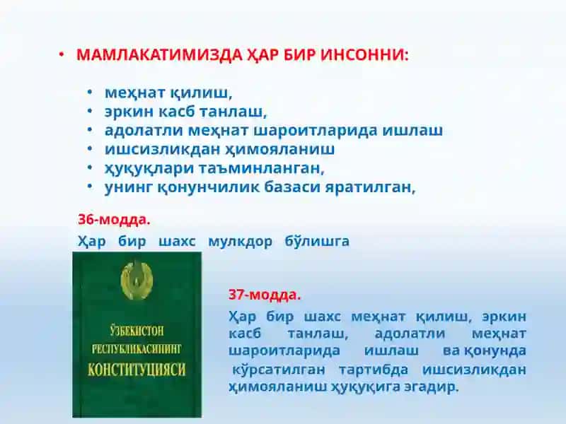 Меҳнат қонунчилиги 2