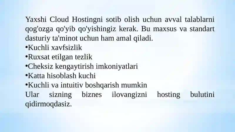 Cloud Hosting 2
