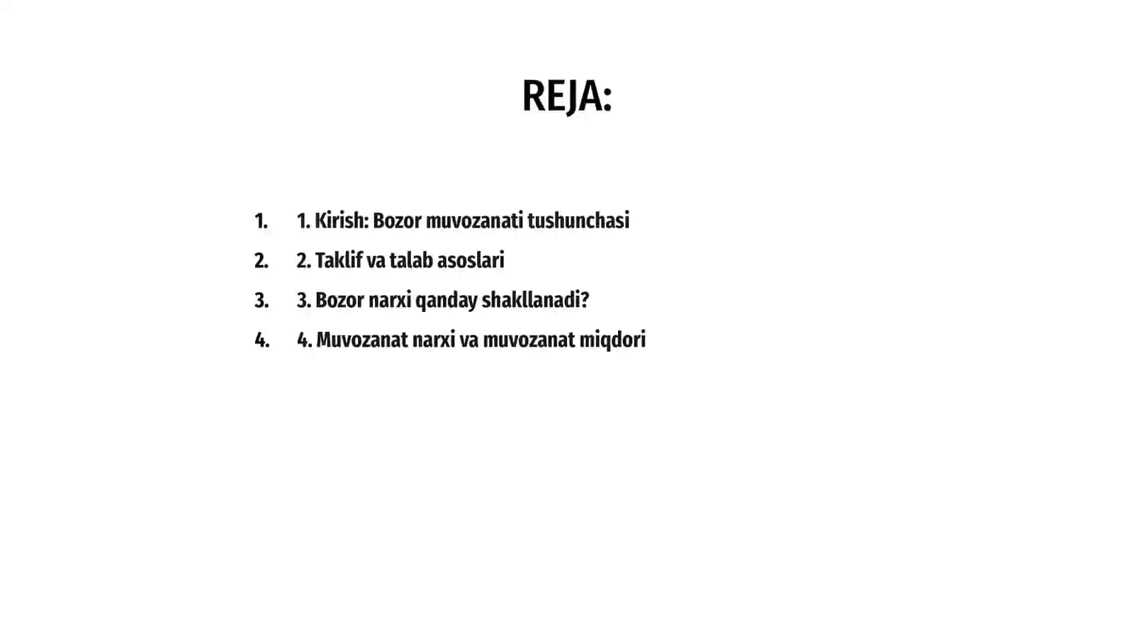 Bozor muvozanati, maksimal va minimal narxlar 2
