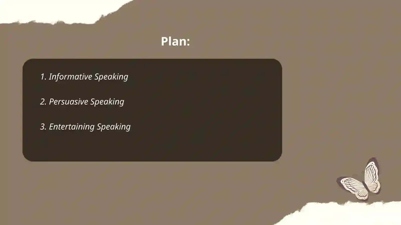 Types of public speaking 2