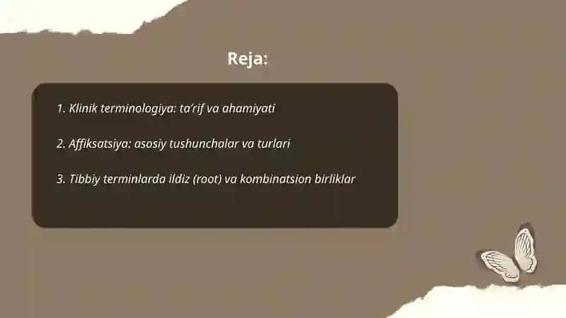 Klinik terminologiya: taʼrif va ahamiyati 2