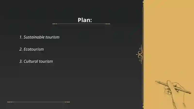 Sustainable tourism 2