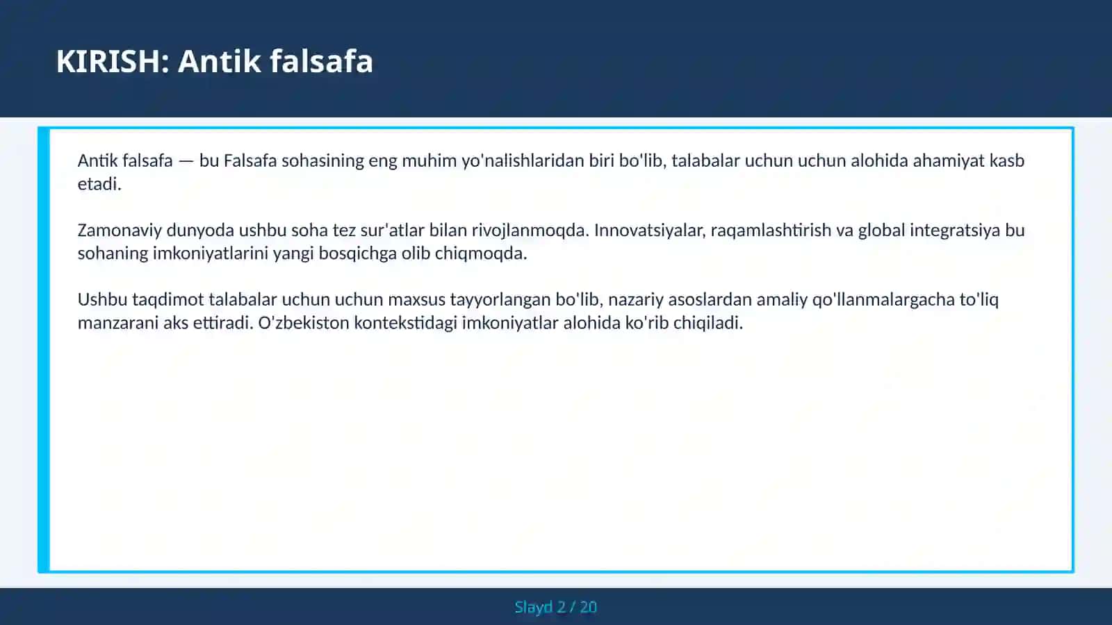 Antik falsafa 2