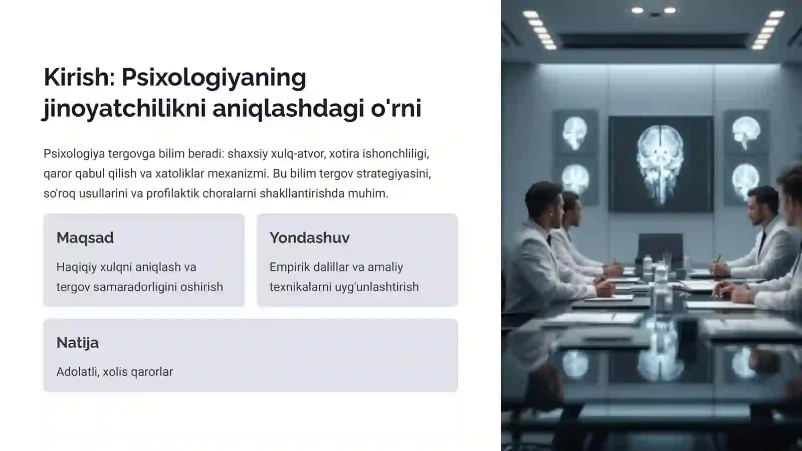 Jinoyatni aniqlashning psixologik xususiyatlari 2