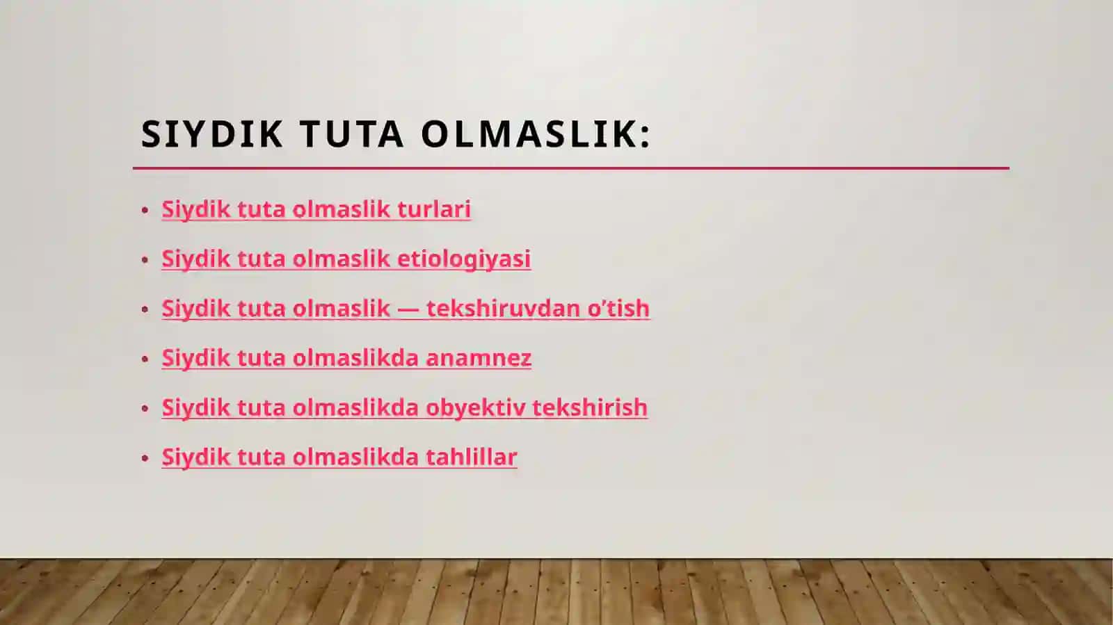 Siydiktutaolmaslik 2