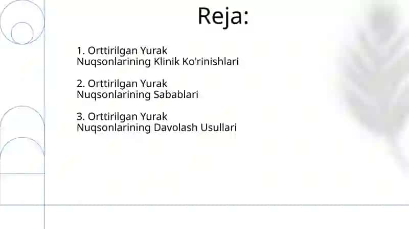 Ortirilgan yurak nuqsonlari 2