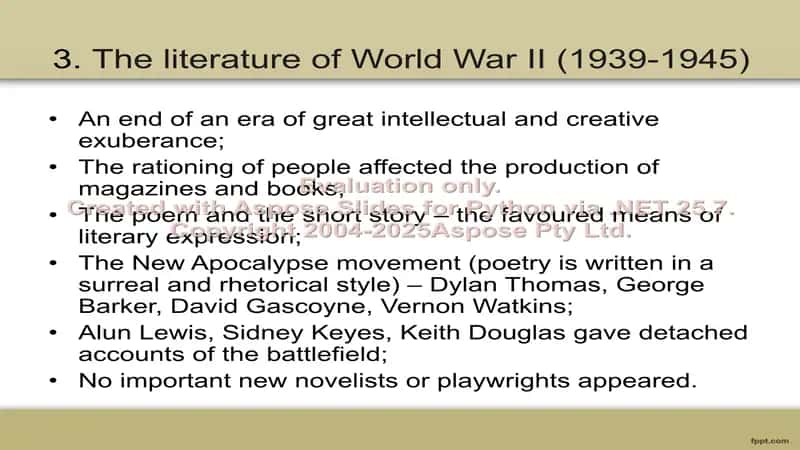 American Literature after World War II 2