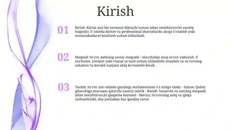 So‘rov xati 2