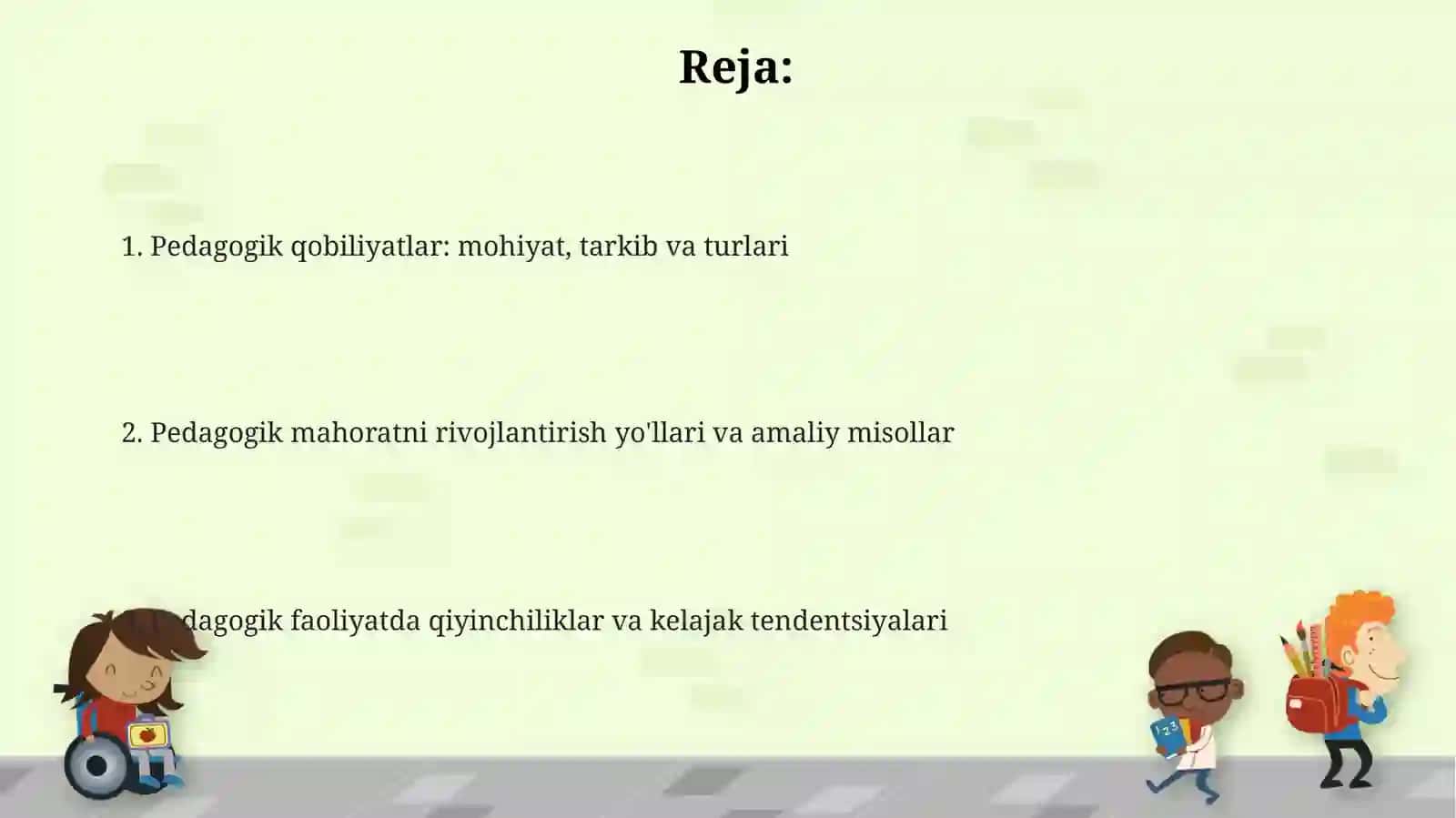 Pedagogik qobiliyatlar turlari va tarkibi 2