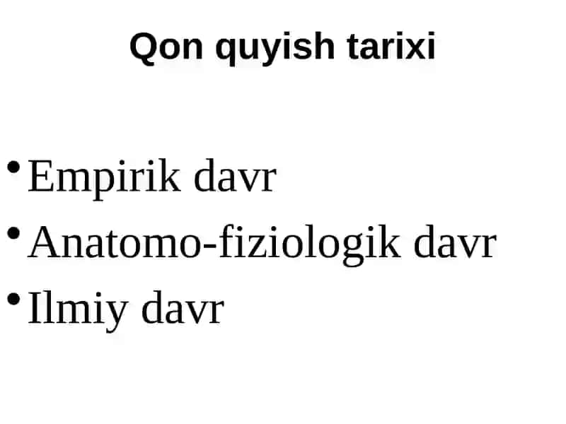TRANSFUZIOLOGIYANI ZAMONAVIY ASPEKTLARI 2