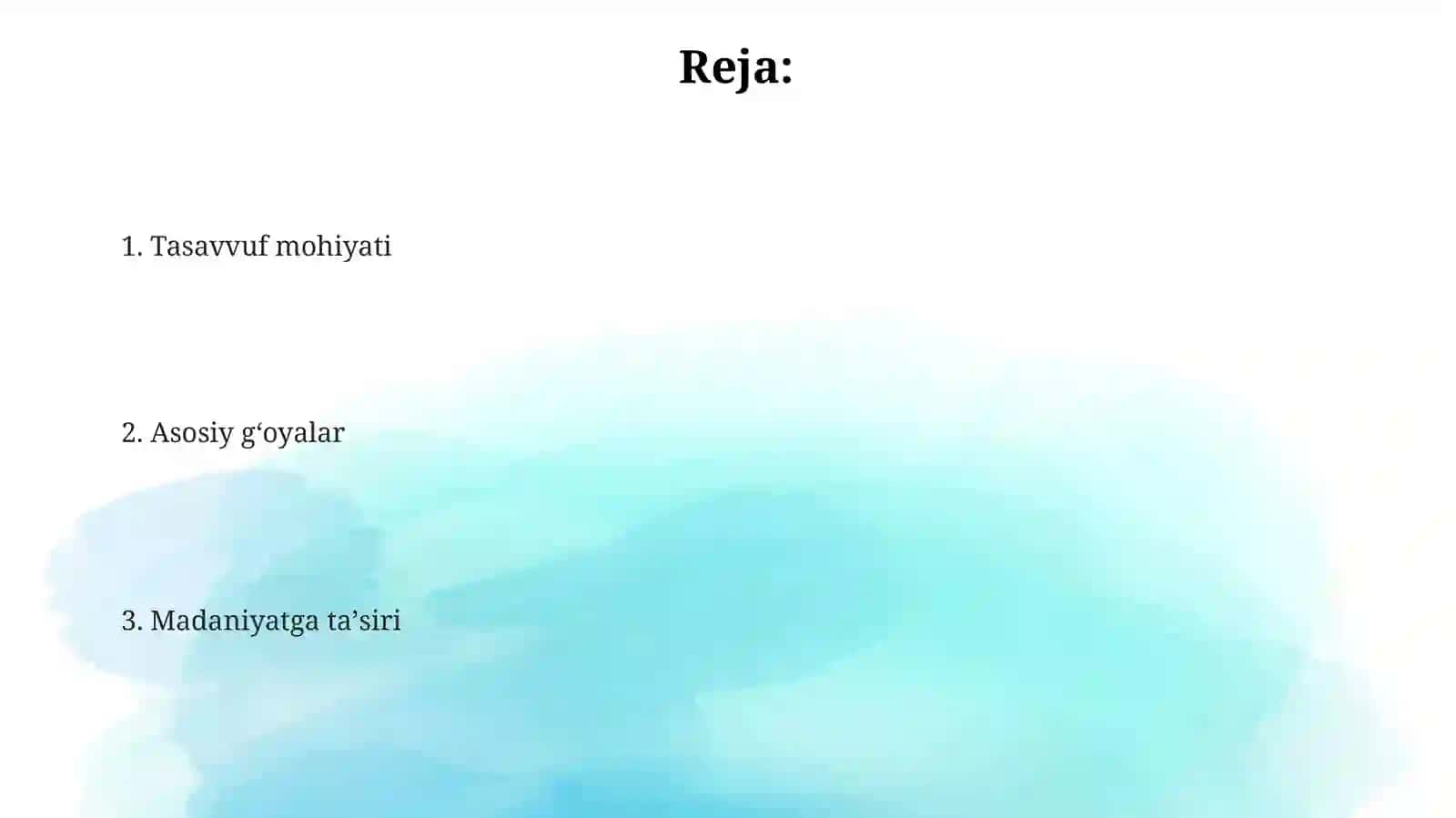 Tasavvuf taʼlimotini sharq madaniyatiga taʼsiri 2