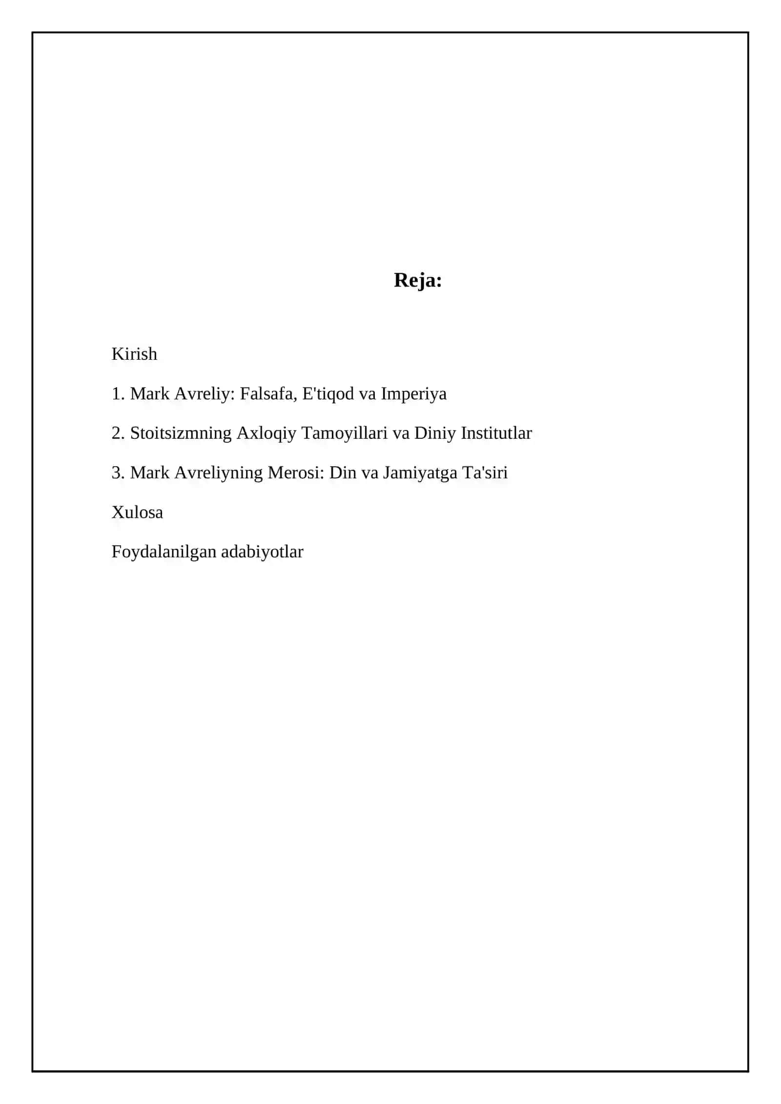 Mark Avreliy: Falsafa, E'tiqod va Imperiya 2
