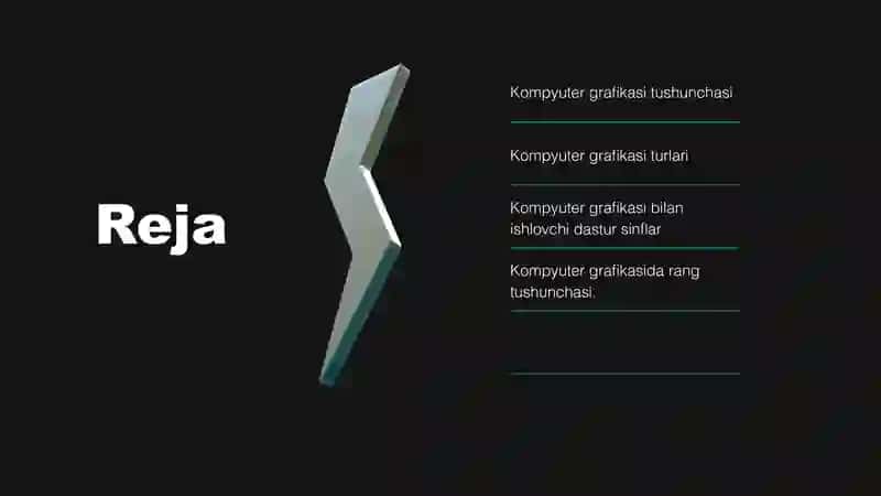 Kompyuterning grafik imkoniyatlari 2