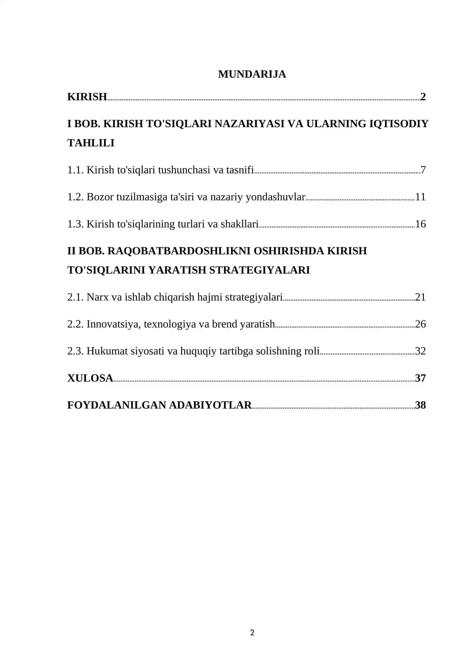KIRISH TO'SIQLARINI YARATISHNING STRATEGIK USULLARI 2