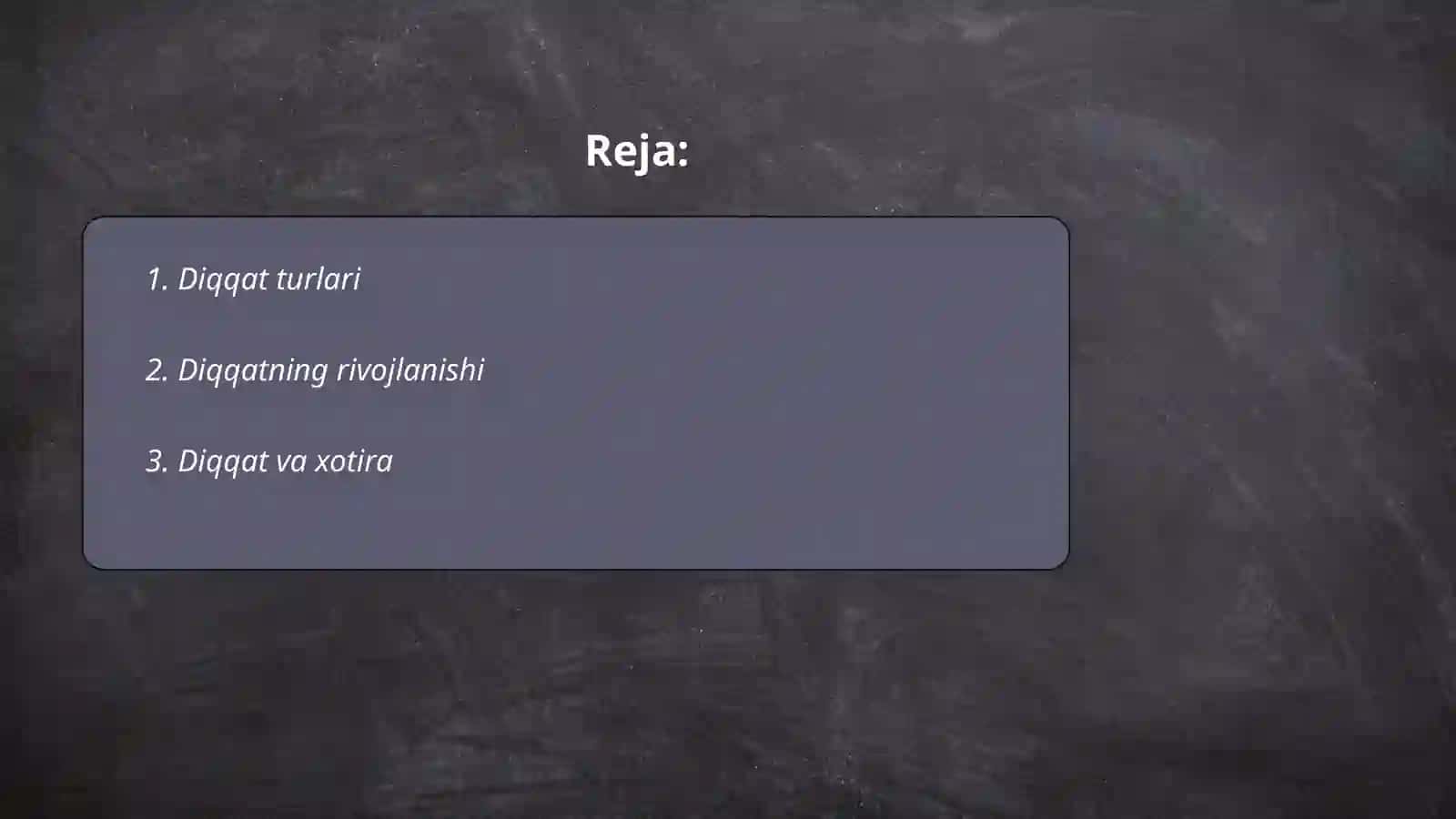 Diqqat turlari 2