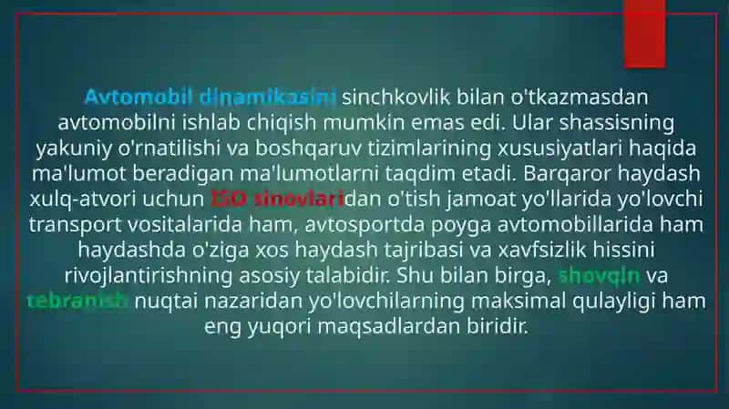 Intelektual o'lchov asboblari fanidan Taqdimot Materilali 2