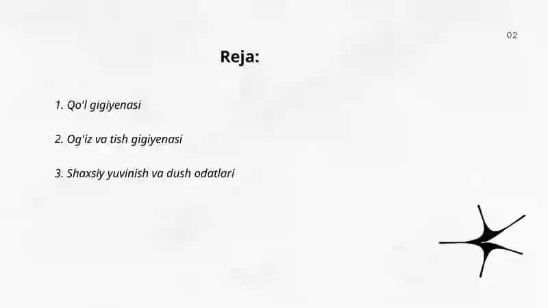 SHAXSIY VA UMUMIY GIGIENA 2