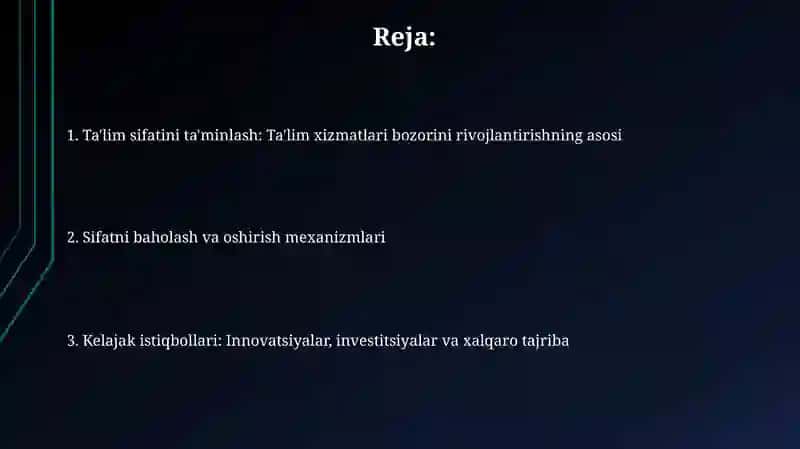 Ta'lim sifatini ta'minlash 2