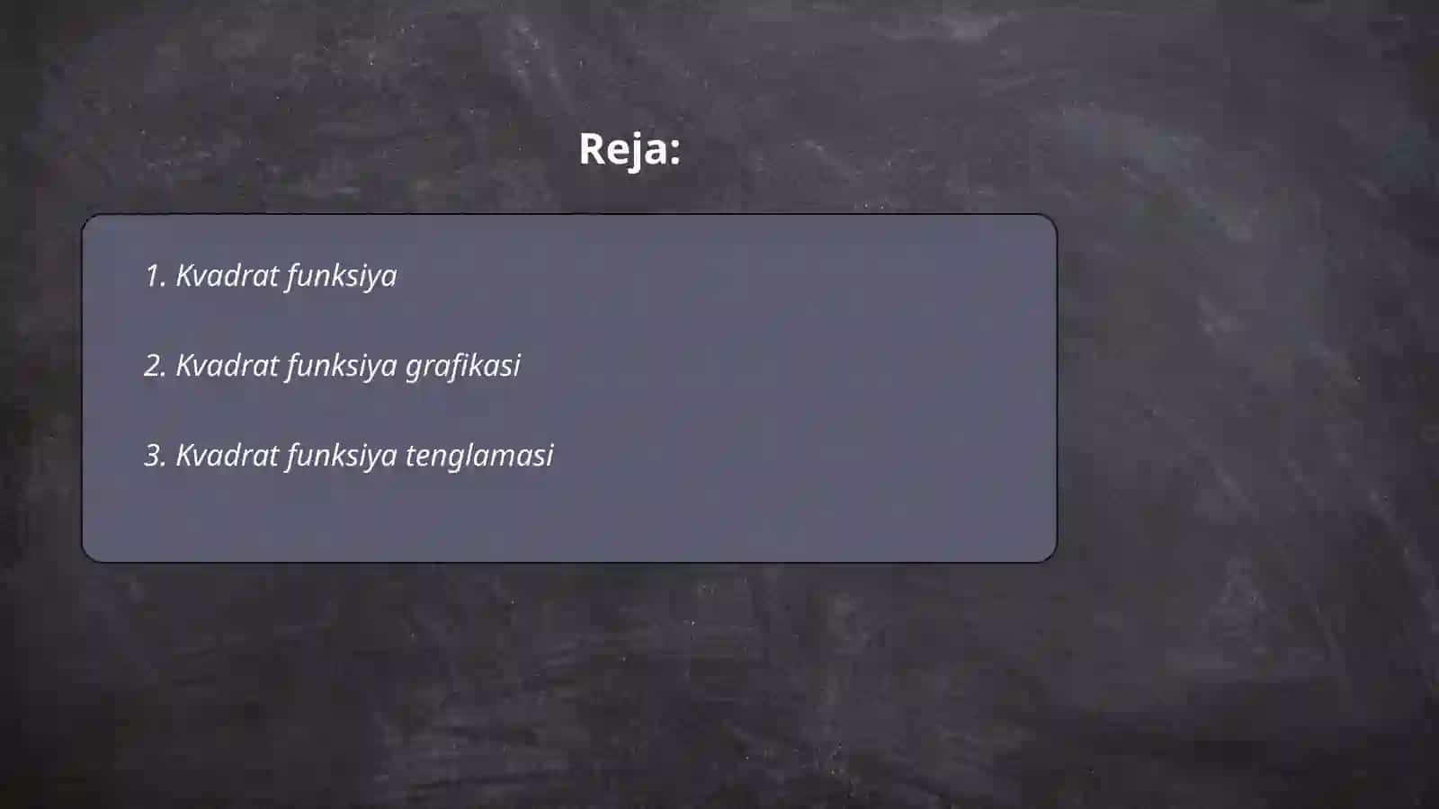 Kvadrat funksiya 2