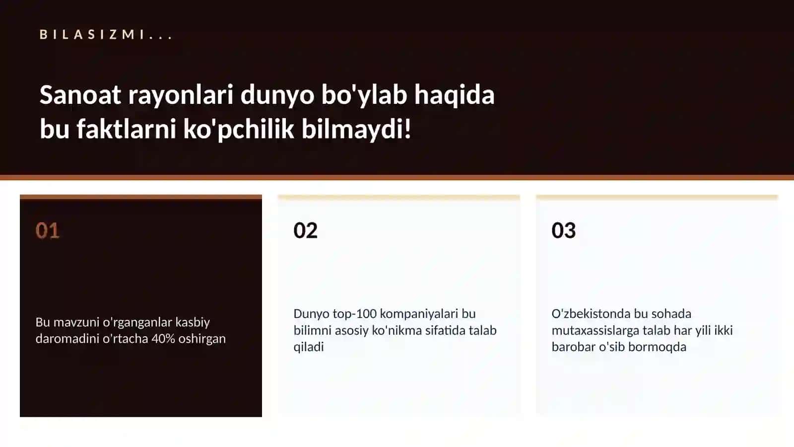 Sanoat rayonlari dunyo bo'ylab 2