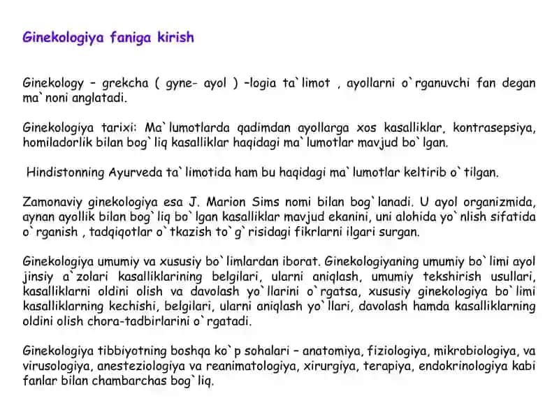 Ginekologiya 2