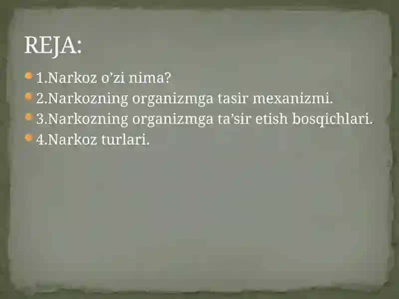 Narkoz vositalari 2