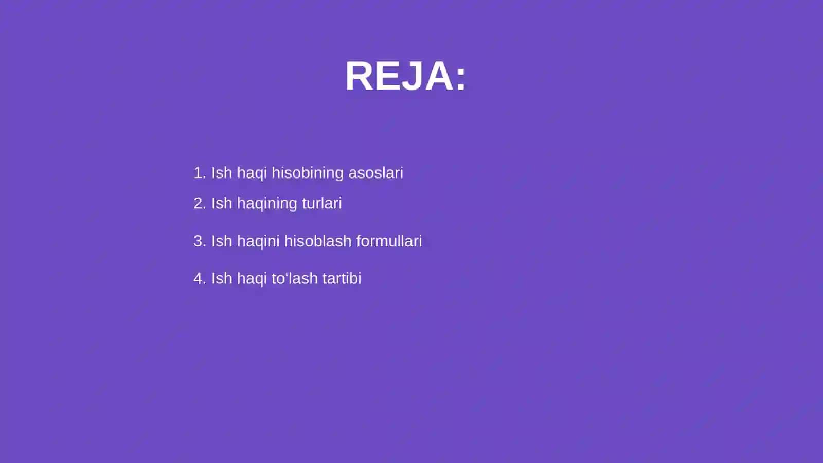 Ish haqi hisobi 2