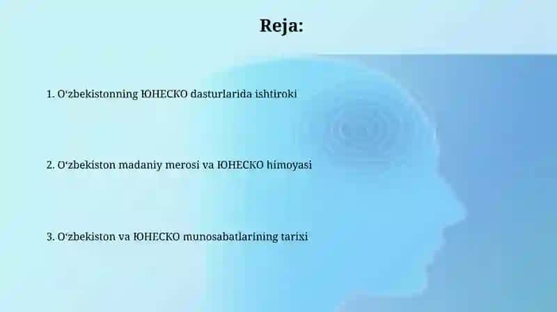 Oʻzbekiston va YUNESKO munosabatlari 2