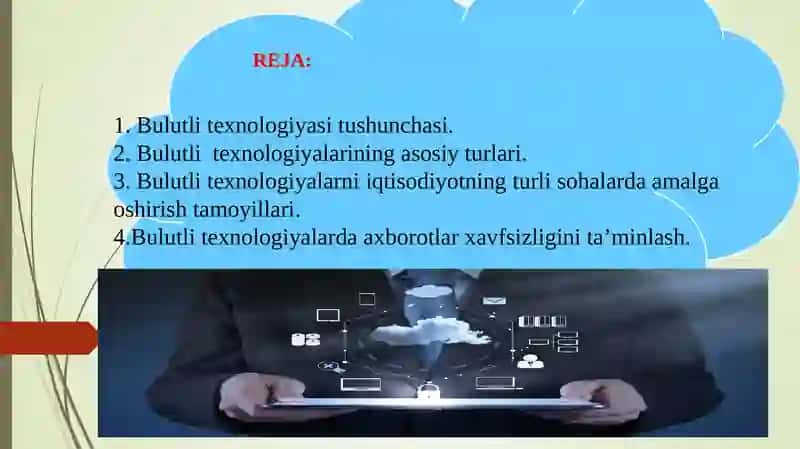 IQTISODIY MASALALARNI YECHISHDA BULUTLI TEXNOLOGIYALARDAN FOYDALANISH XUSUSIYATLARI 2