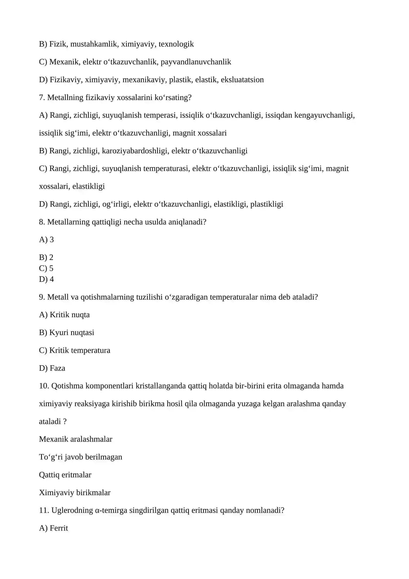 Materialshunoslik 2