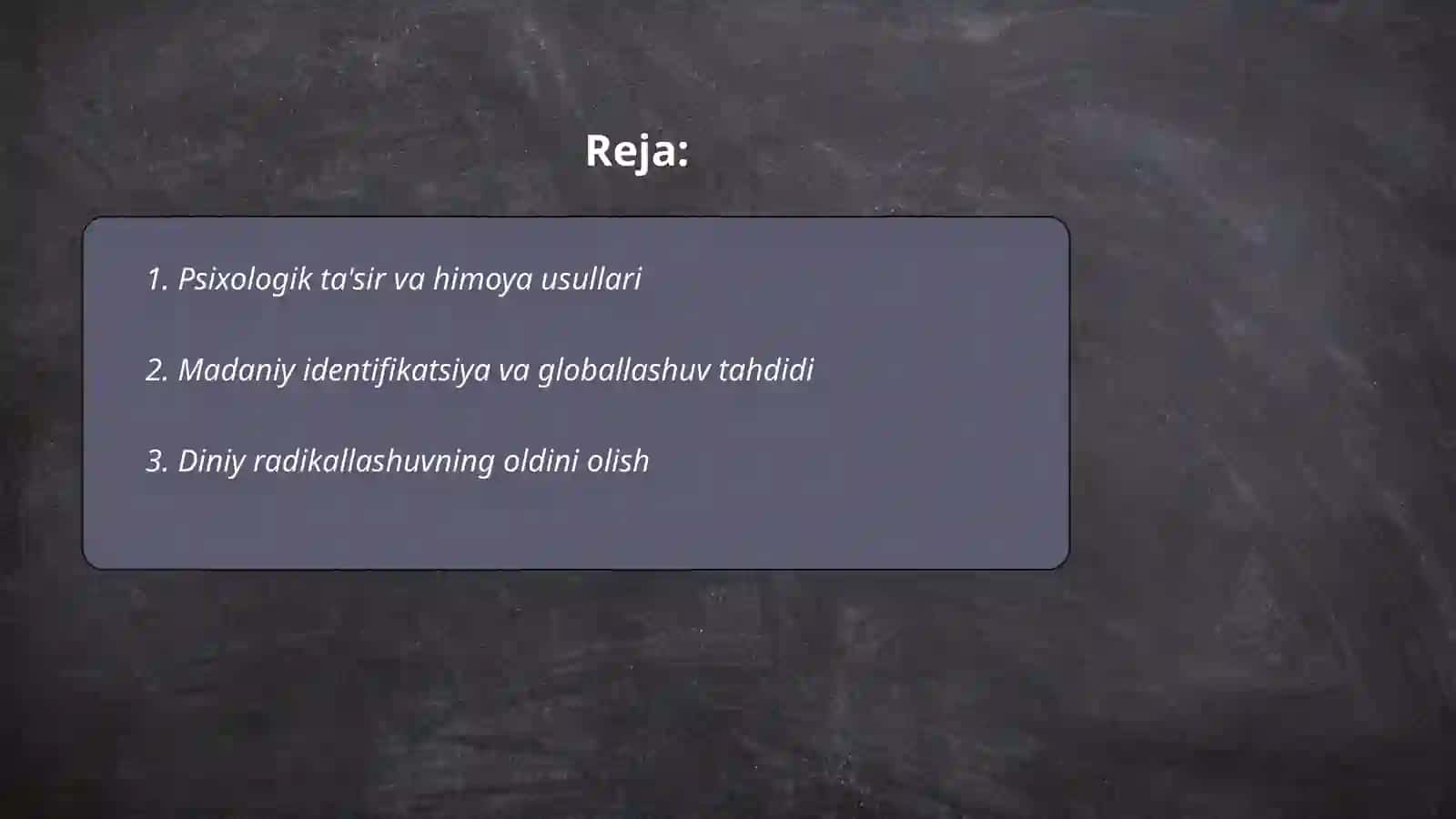 Psixologik ta'sir va himoya usullari 2