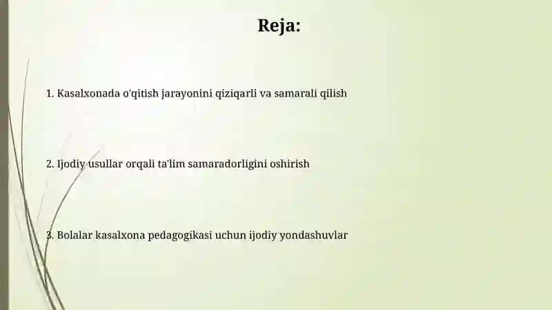 Kasalxona pedagogikasi 2