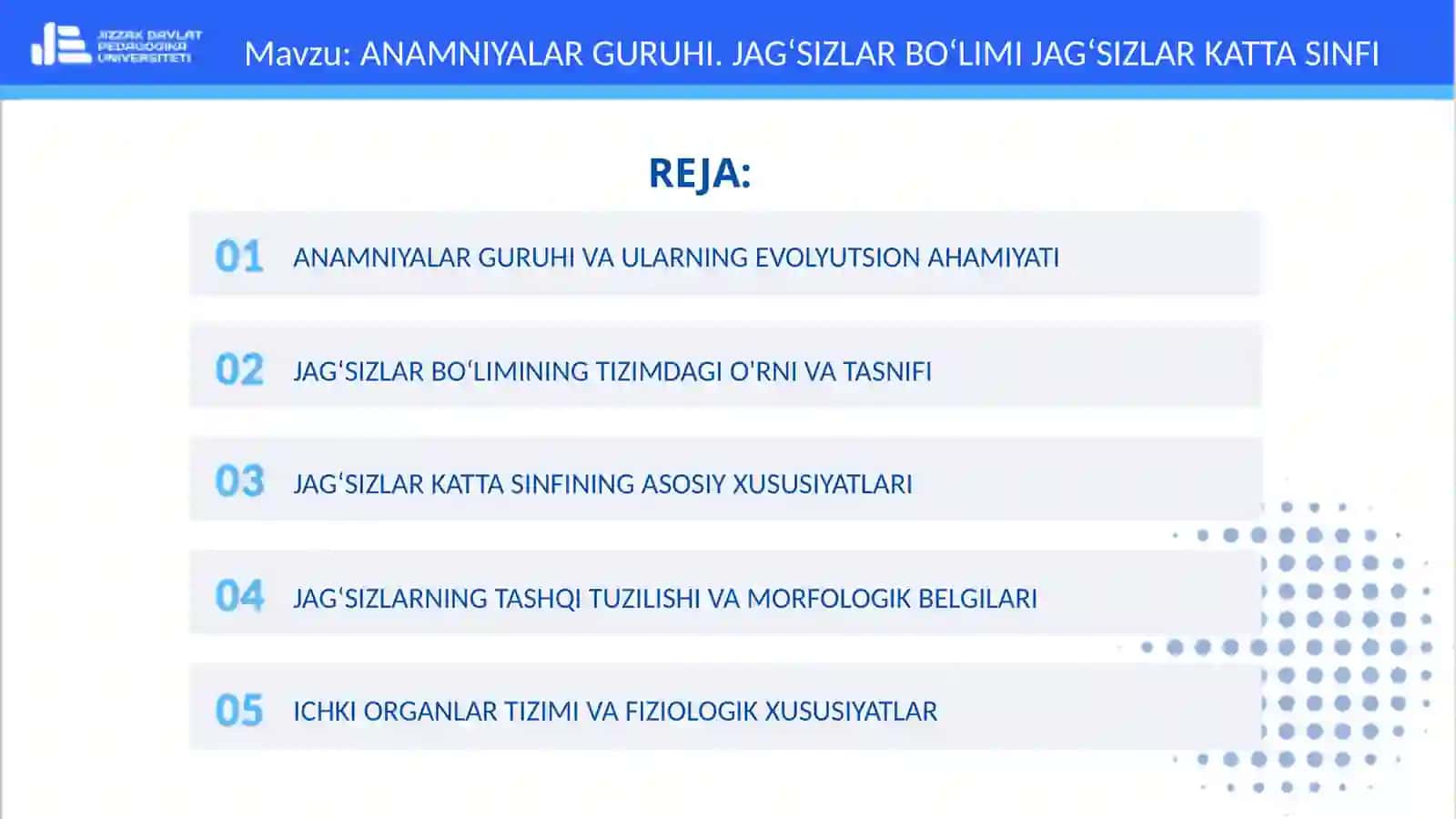 ANAMNIYALAR GURUHI VA ULARNING EVOLYUTSION AHAMIYATI 2