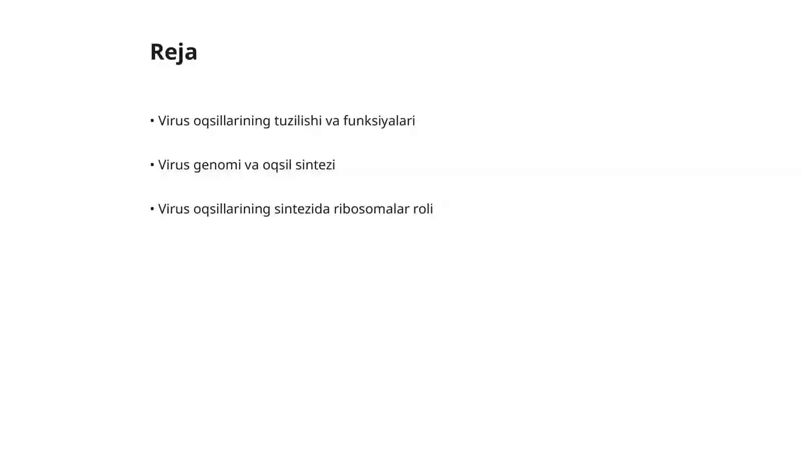 Virus oqsillarini sintezi 2