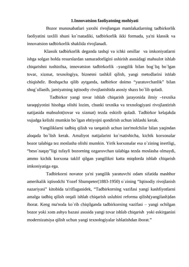 Innovatsion faoliyаt 2