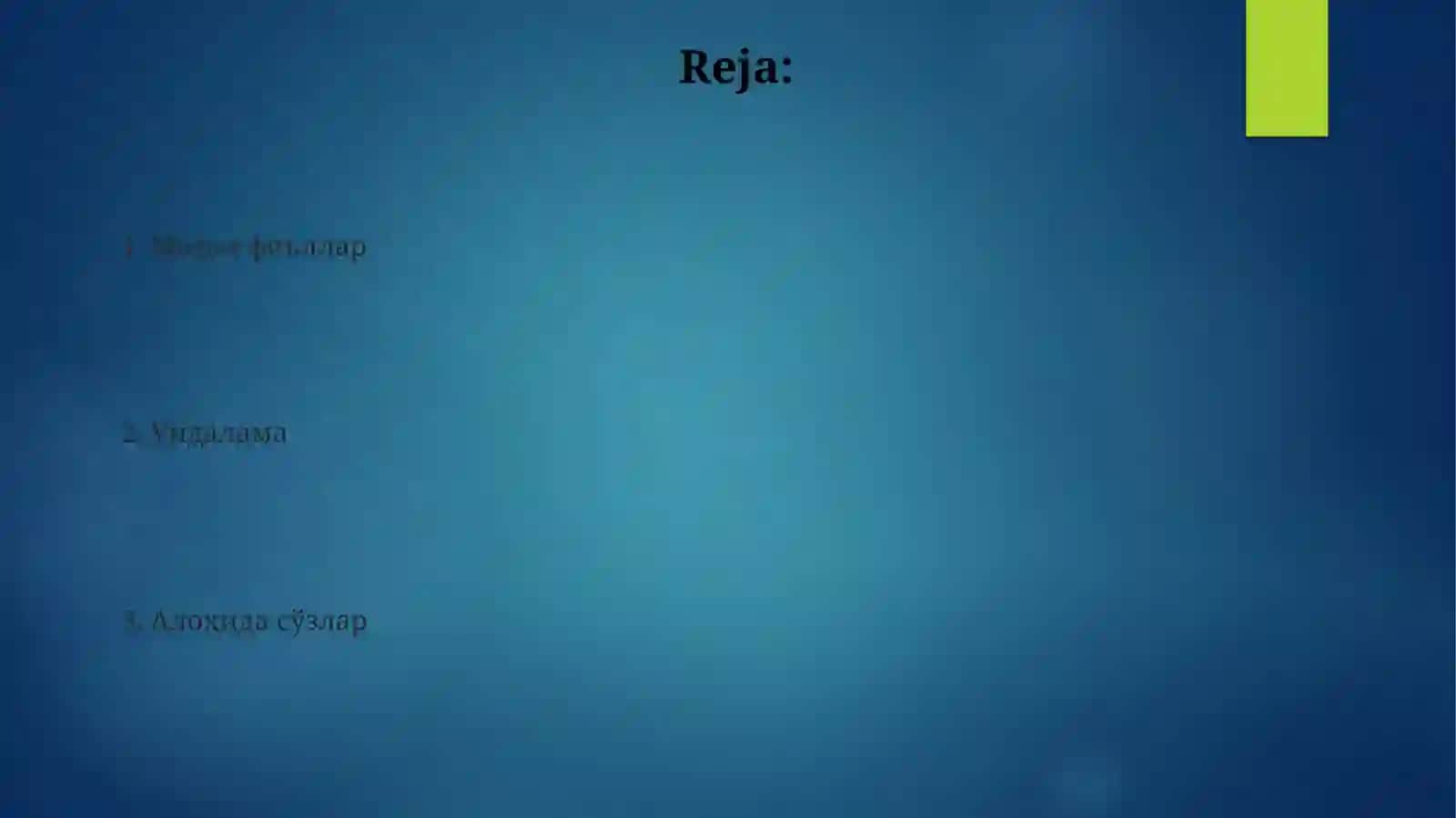 Ovoztaqlid So'zlari 2