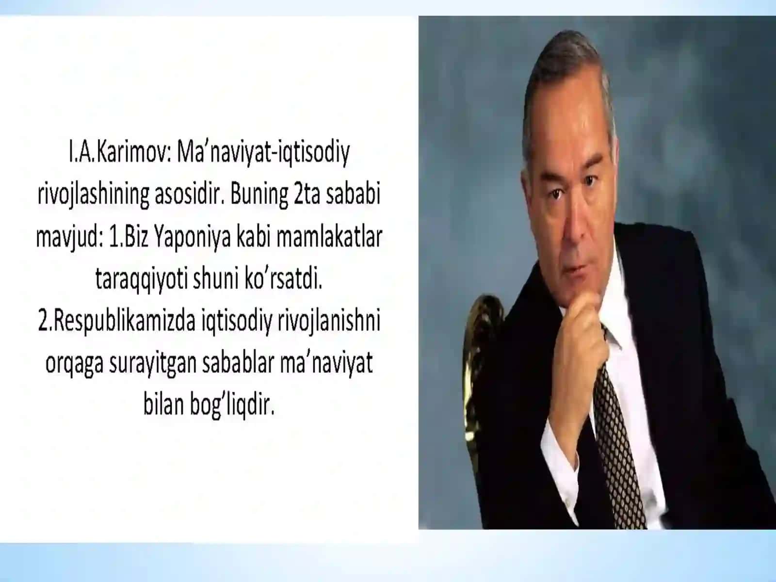 2017-yilda O’zbekistonningkeng qamrovli iqtisodiyrefotmalari 2