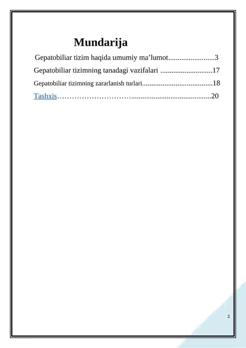 Gepatobiliar tizim kasalliklari 2
