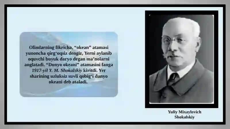Dunyo okeani va uning qismlari 2