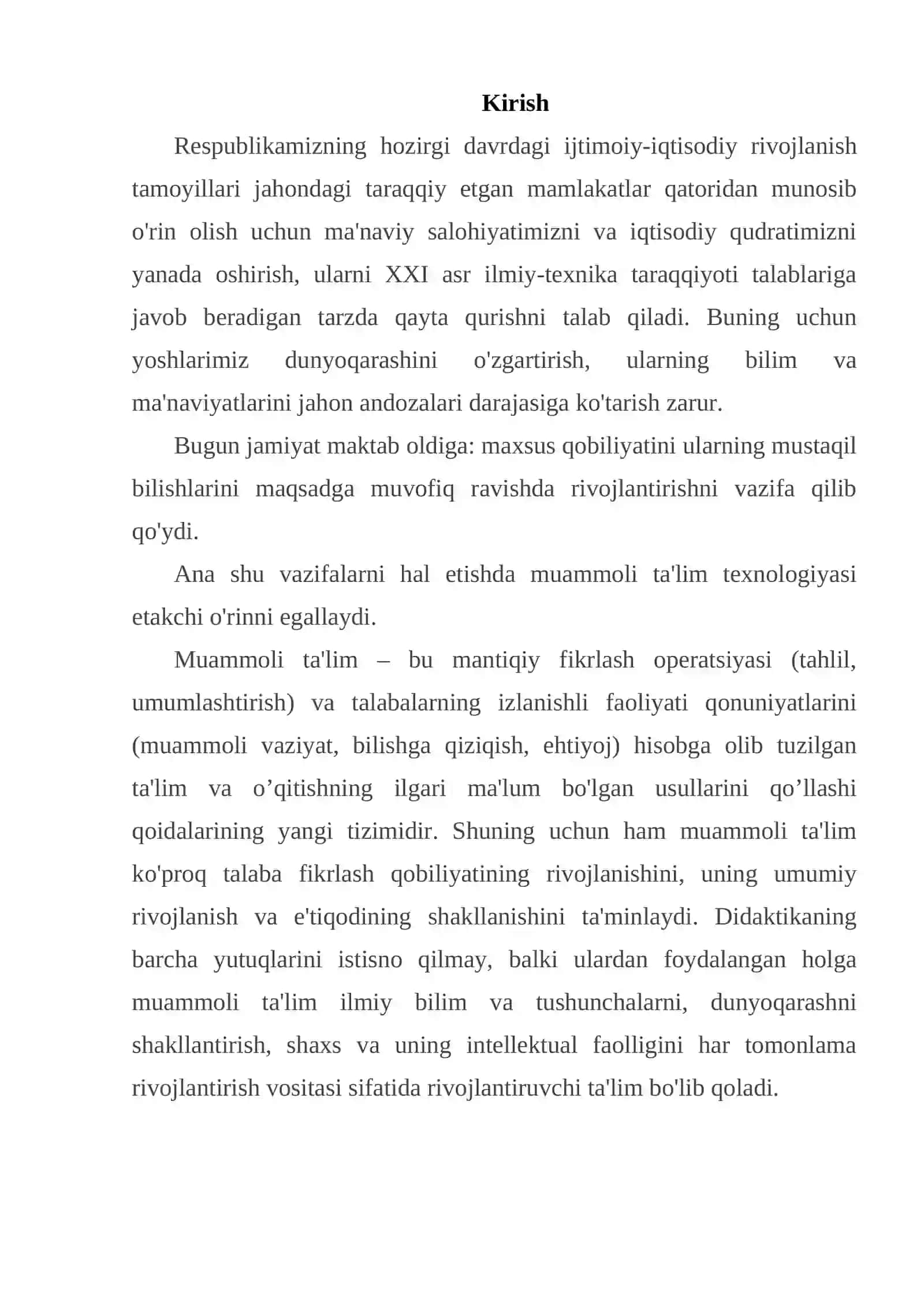 MUAMMOLI TA'LIMNING MOHIYATI VA VAZIFALARI 2