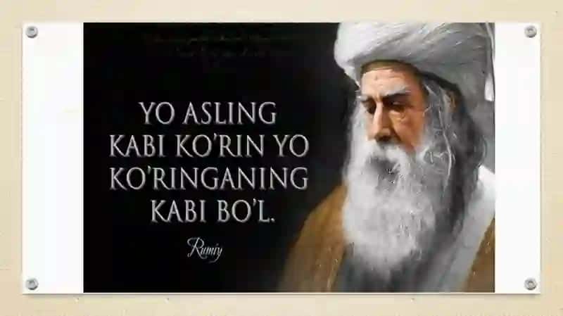 Yo asling kabi ko'rin yo ko'ringaning kabi bo'l 2
