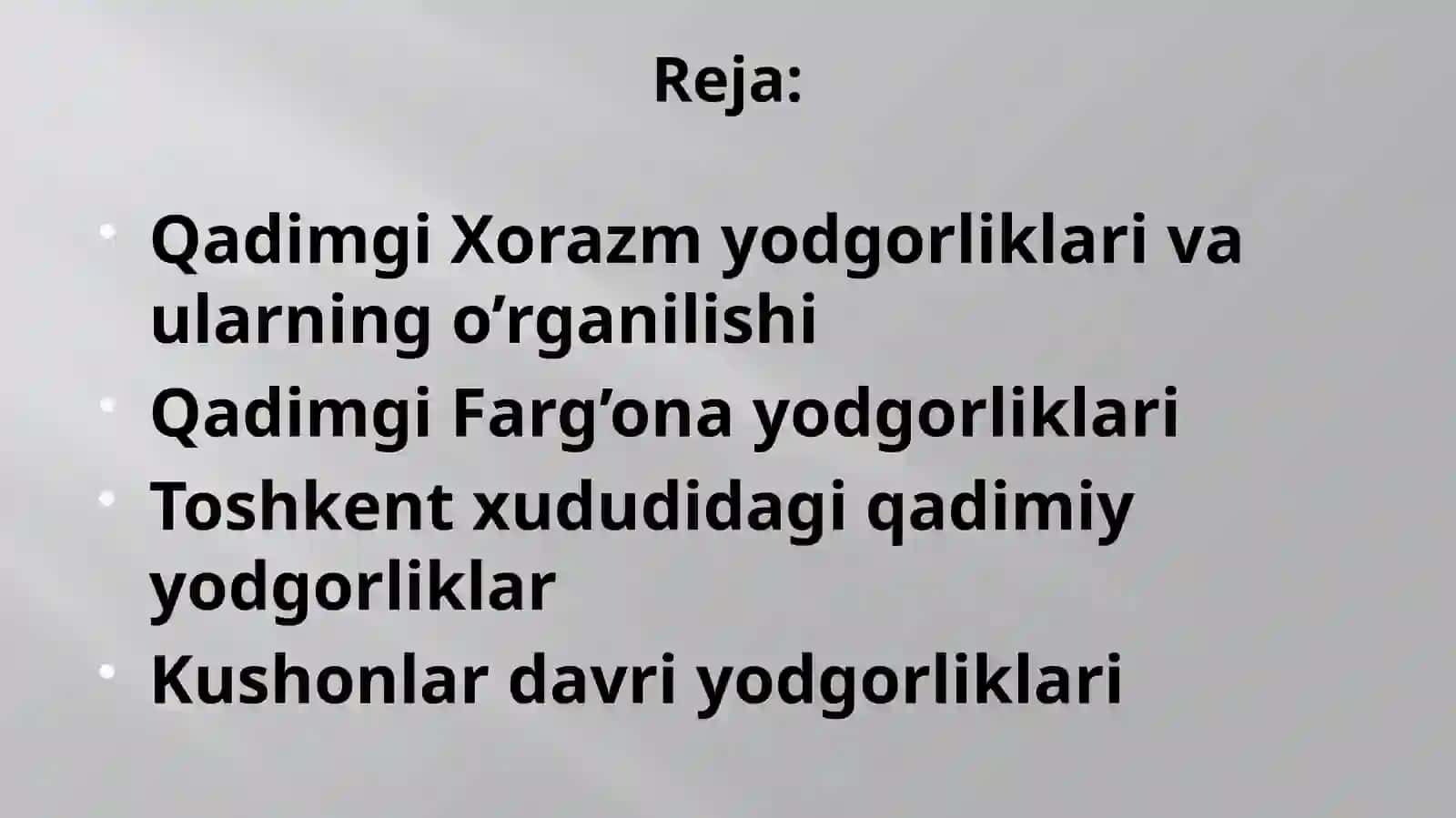 Qadimgi davr yodgorliklari 2