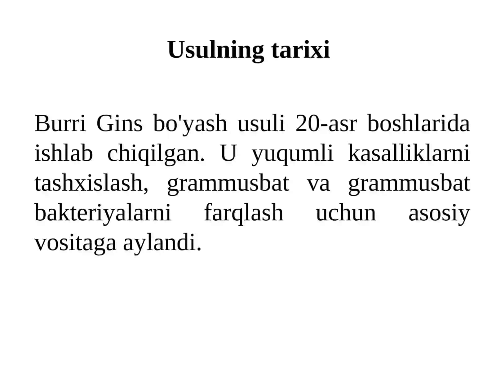 Burri-Gins usuli bilan kapsulani aniqlash 2