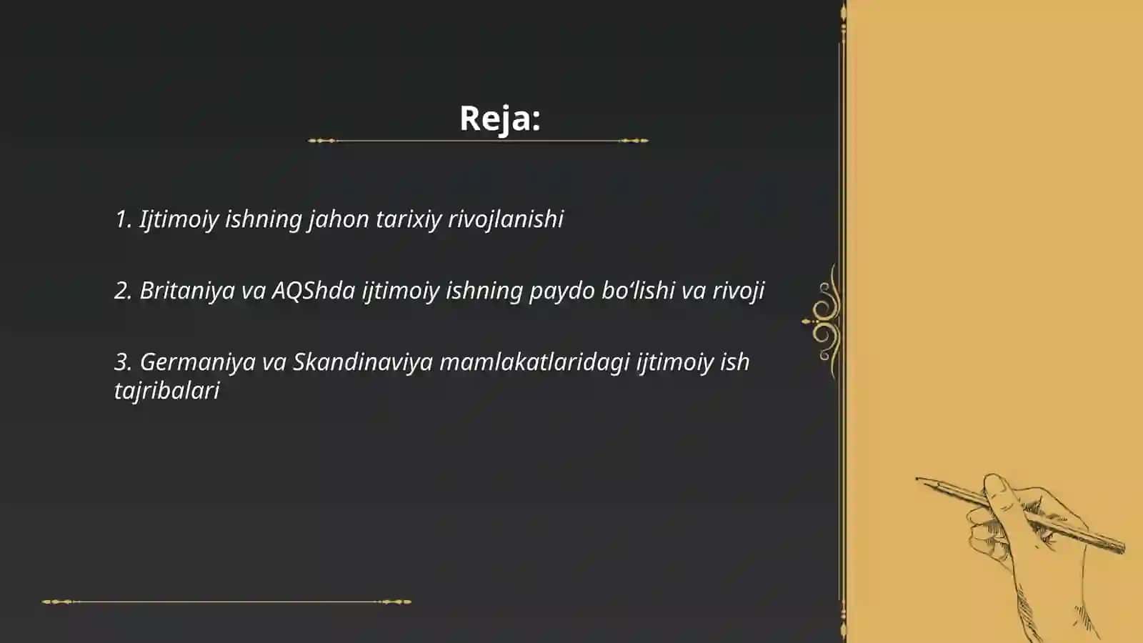 Ijtimoiy ish tarixi va xorijiy tajribasi 2