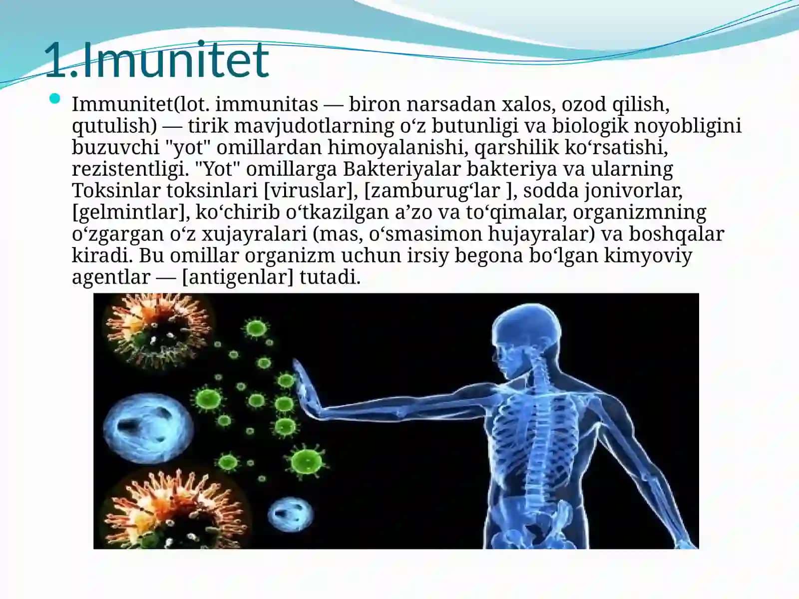 Imunitet va vaksinatsiya 2