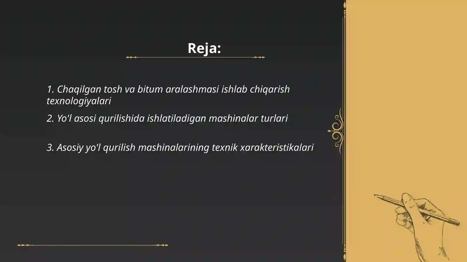 Chaqilgan tosh va bitum yoralashmali yo'l asosi qurish mashinalari 2