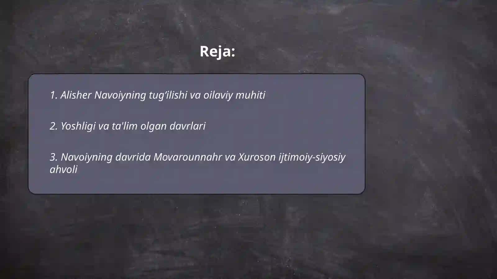 Alisher Navoiy hayoti va ijodi 2
