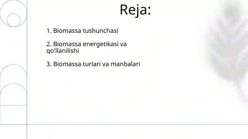 Biomassaning tushunchasi 2