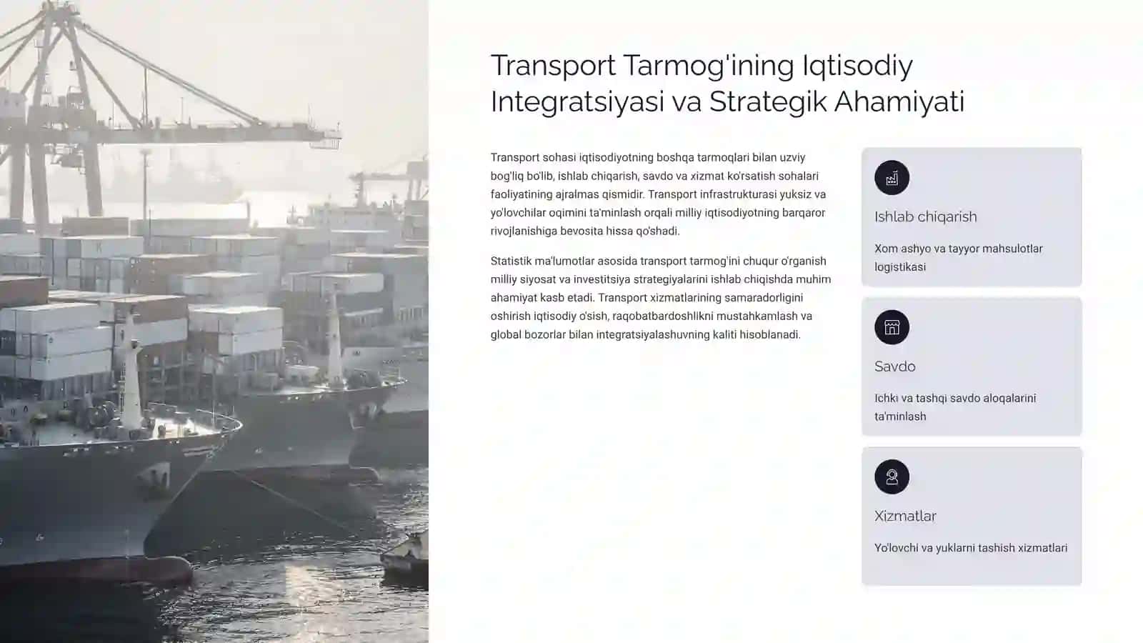 Transport iqtisodiyoti 2