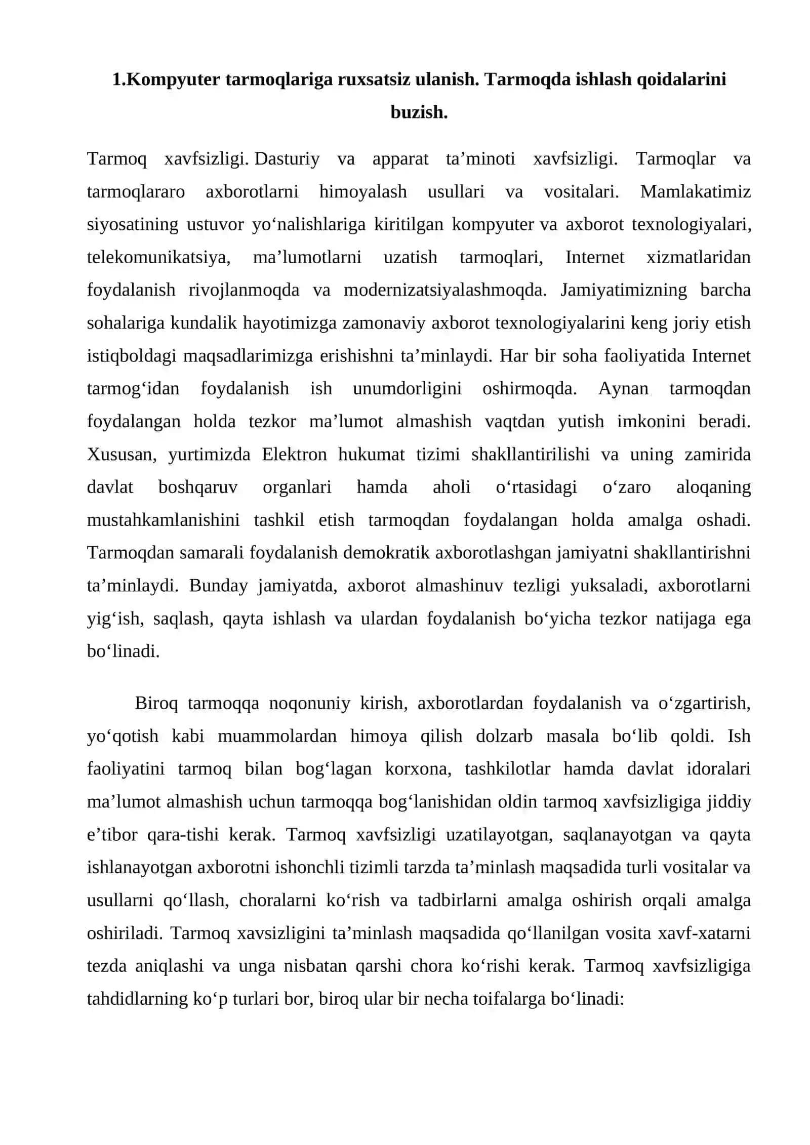 Kompyuter tarmoqlari 2